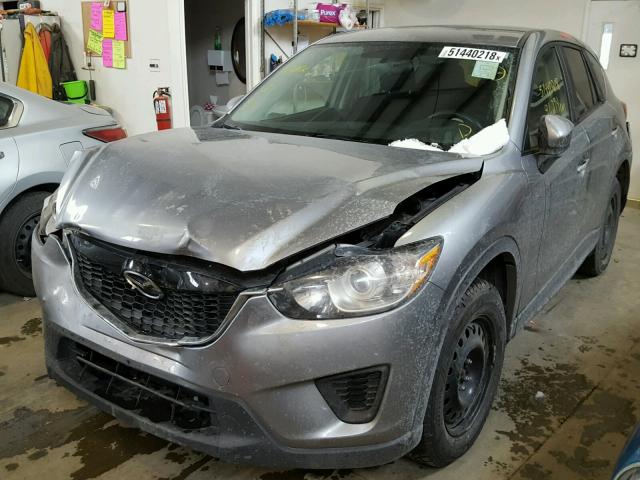 JM3KE2BE4F0477531 - 2015 MAZDA CX-5 SPORT GRAY photo 2