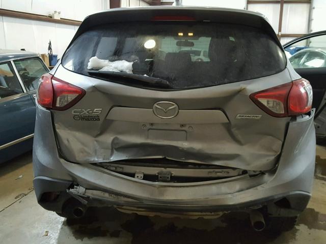 JM3KE2BE4F0477531 - 2015 MAZDA CX-5 SPORT GRAY photo 9