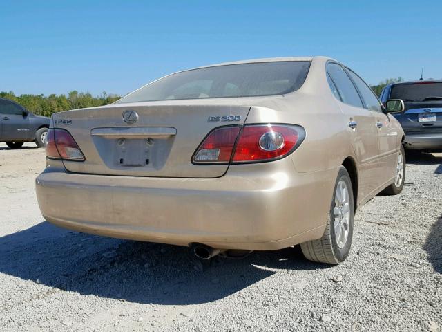 JTHBF30G625018965 - 2002 LEXUS ES 300 GOLD photo 4