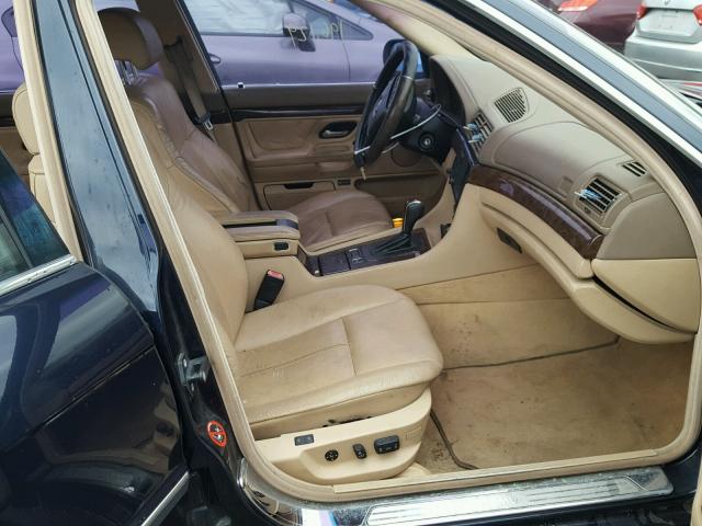 WBAGJ0334XDD73224 - 1999 BMW 750 IL BLUE photo 5