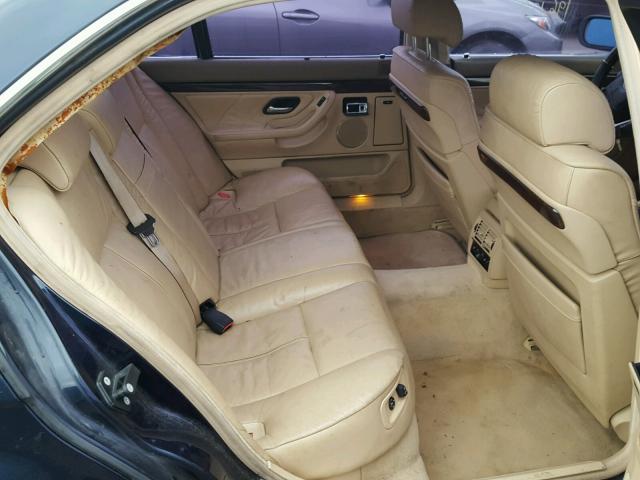 WBAGJ0334XDD73224 - 1999 BMW 750 IL BLUE photo 6