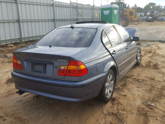 WBAET37414NJ96883 - 2004 BMW 325 I BLUE photo 4