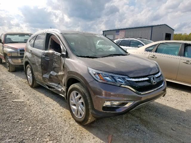 2HKRM4H70GH695839 - 2016 HONDA CR-V EXL GRAY photo 1