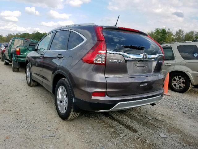 2HKRM4H70GH695839 - 2016 HONDA CR-V EXL GRAY photo 3