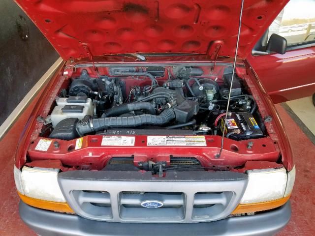 1FTZR15V5XTA25105 - 1999 FORD RANGER SUP RED photo 7