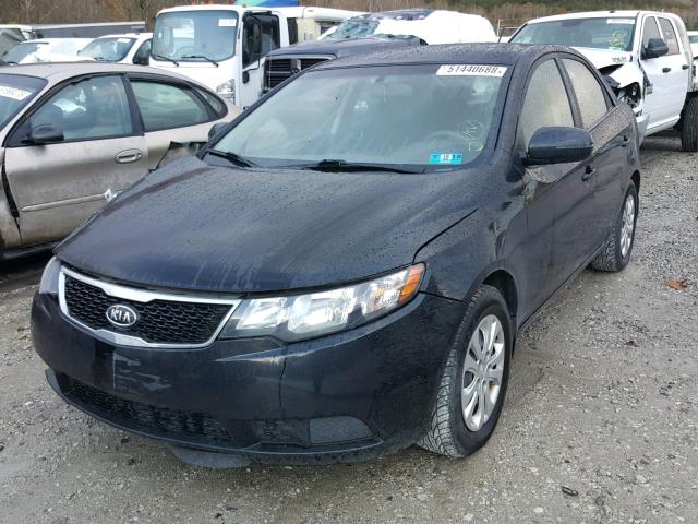 KNAFU4A28D5705320 - 2013 KIA FORTE EX CHARCOAL photo 2