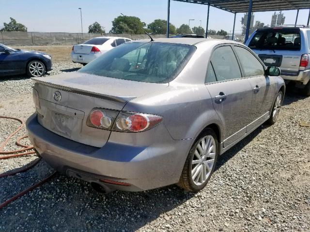 JM1GG12L461101827 - 2006 MAZDA SPEED 6 GRAY photo 4