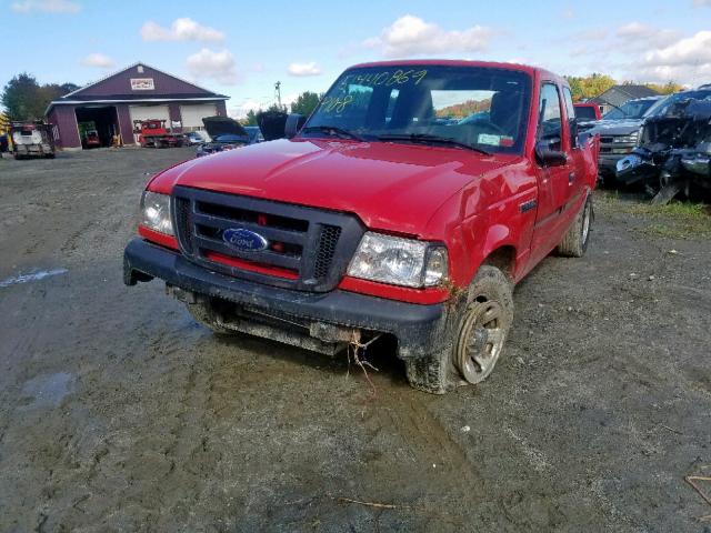 1FTKR1ED5APA47811 - 2010 FORD RANGER SUP RED photo 2