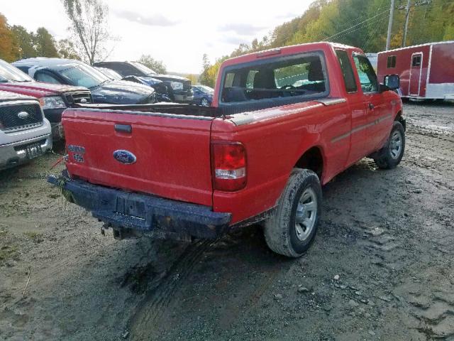 1FTKR1ED5APA47811 - 2010 FORD RANGER SUP RED photo 4