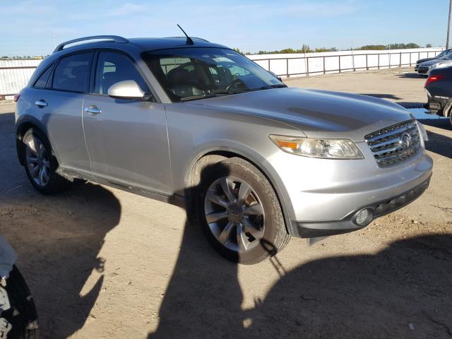 JNRBS08WX4X403380 - 2004 INFINITI FX45 SILVER photo 1