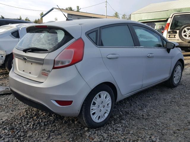 3FADP4TJ4EM120449 - 2014 FORD FIESTA S SILVER photo 4