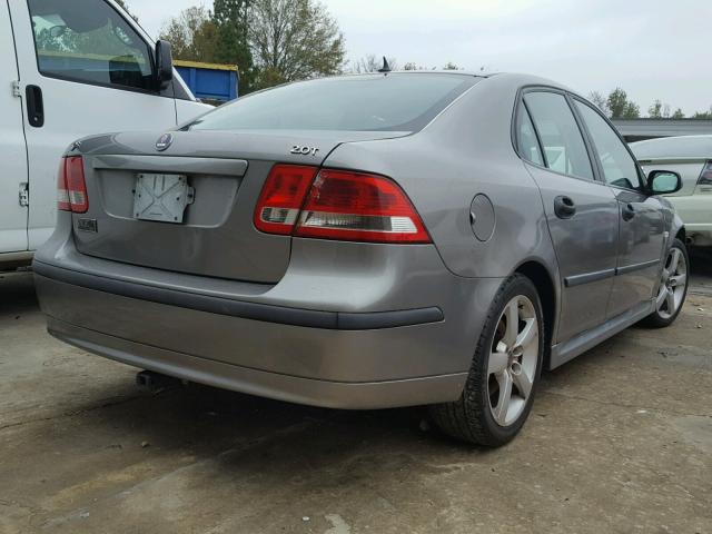 YS3FD45Y741027399 - 2004 SAAB 9-3 ARC GRAY photo 4