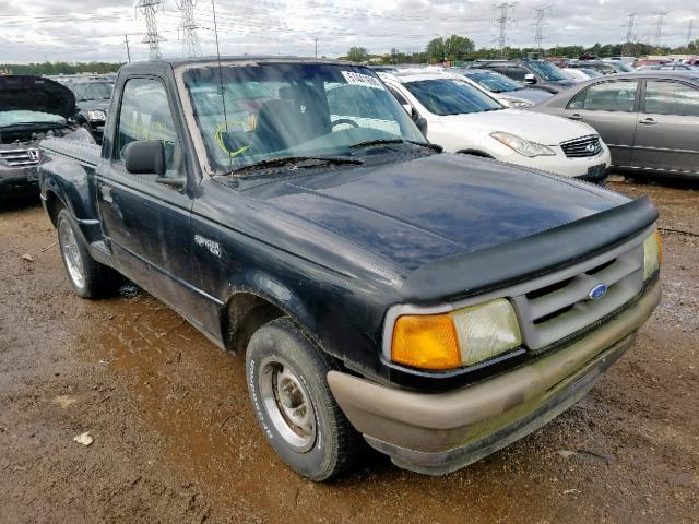 1FTCR10A4VPA04908 - 1997 FORD RANGER BLACK photo 1