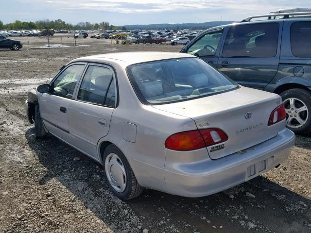 2T1BR12E6YC265388 - 2000 TOYOTA COROLLA VE SILVER photo 3