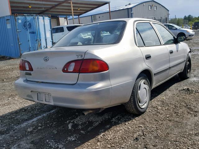 2T1BR12E6YC265388 - 2000 TOYOTA COROLLA VE SILVER photo 4