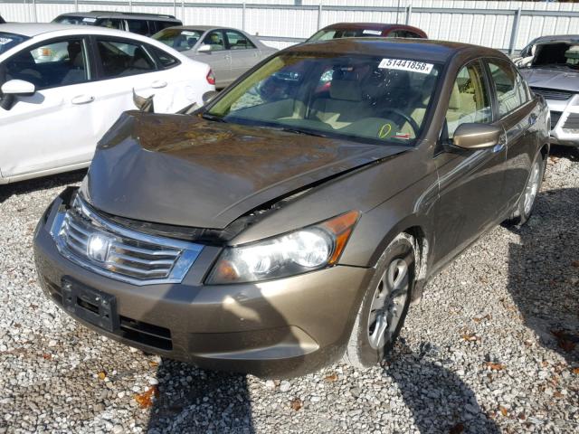 1HGCP26459A082301 - 2009 HONDA ACCORD LXP GOLD photo 2