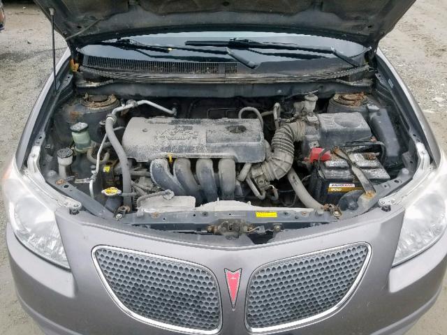 5Y2SL65817Z436105 - 2007 PONTIAC VIBE GRAY photo 7