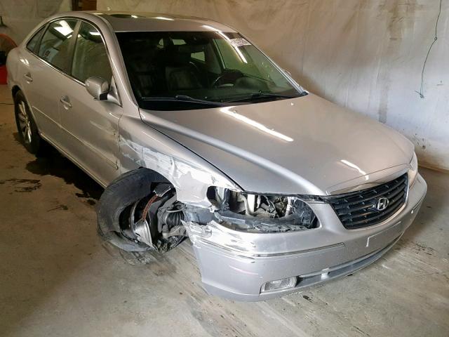 KMHFC46F09A342538 - 2009 HYUNDAI AZERA SE SILVER photo 1