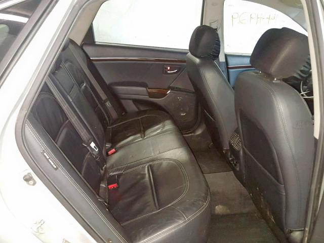 KMHFC46F09A342538 - 2009 HYUNDAI AZERA SE SILVER photo 6