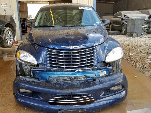 3C8FY68834T201561 - 2004 CHRYSLER PT CRUISER BLUE photo 9