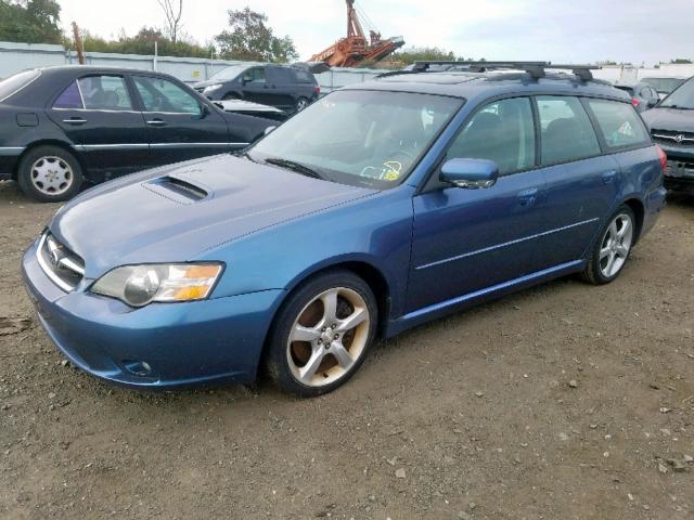 4S3BP676954353886 - 2005 SUBARU LEGACY GT BLUE photo 2