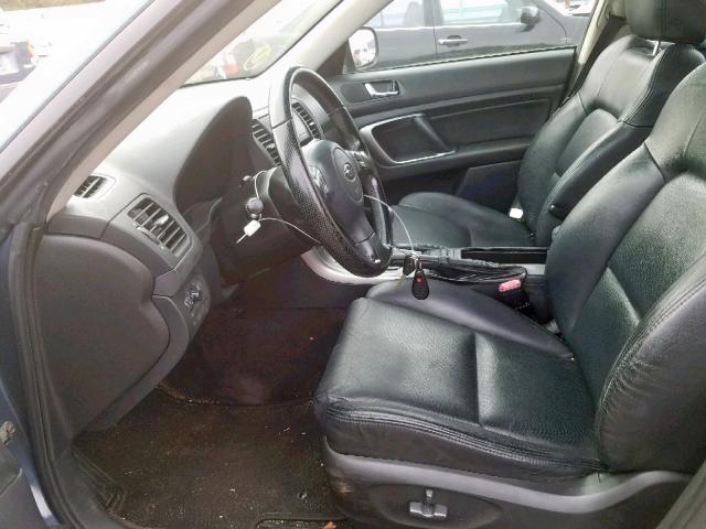 4S3BP676954353886 - 2005 SUBARU LEGACY GT BLUE photo 5