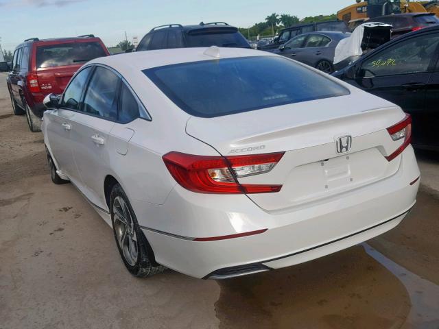 1HGCV1F59JA029310 - 2018 HONDA ACCORD EXL WHITE photo 3