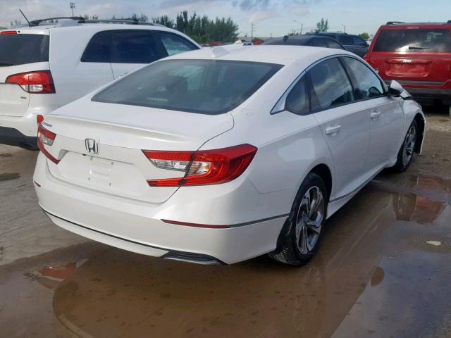 1HGCV1F59JA029310 - 2018 HONDA ACCORD EXL WHITE photo 4