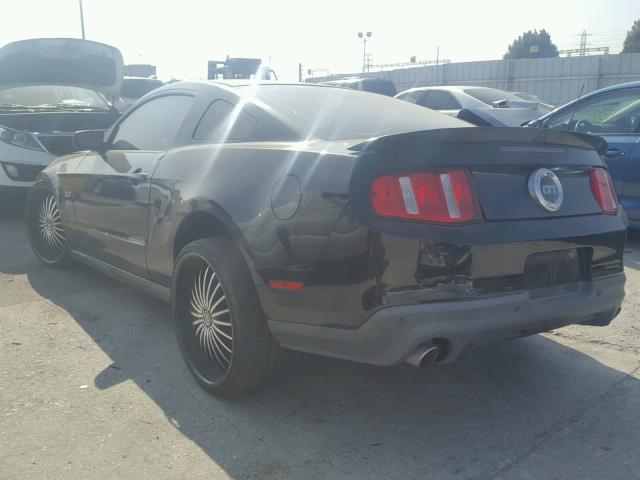 1ZVBP8CF7C5225894 - 2012 FORD MUSTANG GT BLACK photo 3