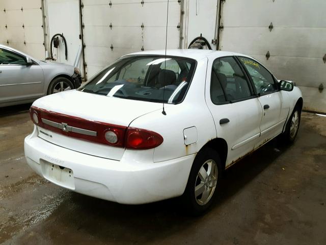 1G1JF52F537290743 - 2003 CHEVROLET CAVALIER L WHITE photo 4