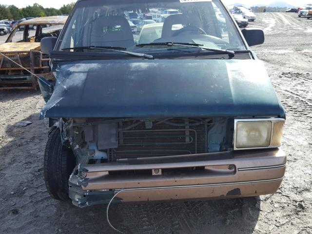 1FMDA31XXPZB40019 - 1993 FORD AEROSTAR GREEN photo 7