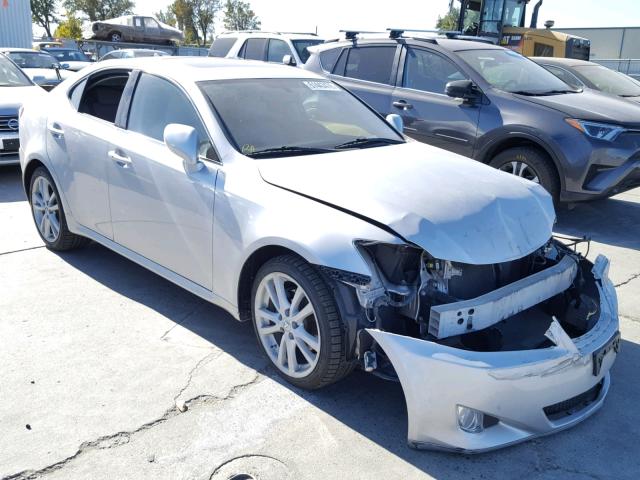 JTHBK262672039857 - 2007 LEXUS IS 250 SILVER photo 1