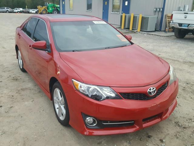 4T1BF1FK3CU533409 - 2012 TOYOTA CAMRY BASE RED photo 1