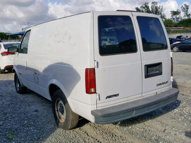 1GCDM19W7YB184727 - 2000 CHEVROLET ASTRO WHITE photo 3