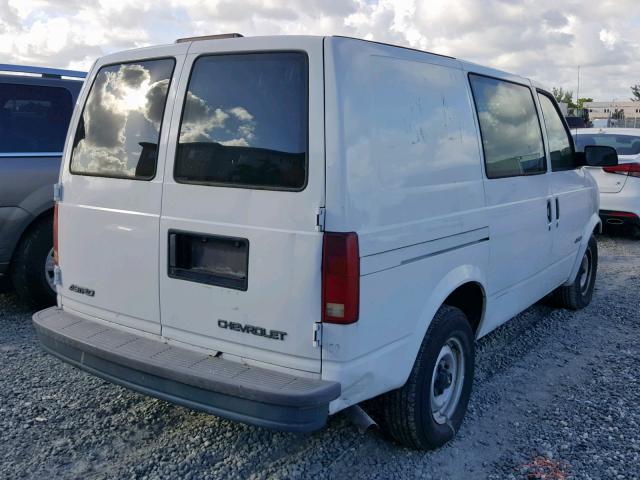 1GCDM19W7YB184727 - 2000 CHEVROLET ASTRO WHITE photo 4