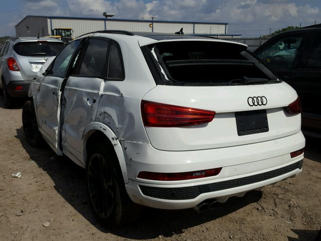 WA1BCCFS2JR026696 - 2018 AUDI Q3 PREMIUM WHITE photo 3