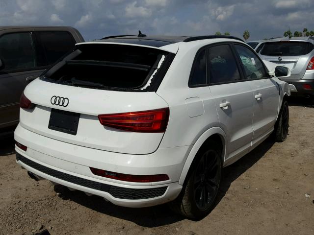 WA1BCCFS2JR026696 - 2018 AUDI Q3 PREMIUM WHITE photo 4