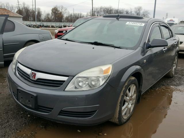 1G8ZV57B99F228354 - 2009 SATURN AURA XR GRAY photo 2