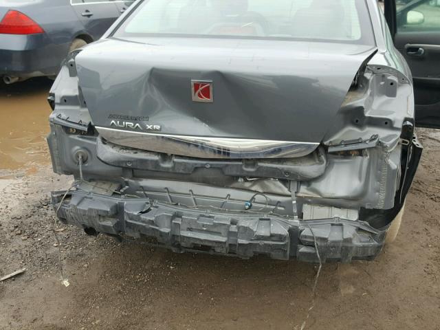 1G8ZV57B99F228354 - 2009 SATURN AURA XR GRAY photo 9