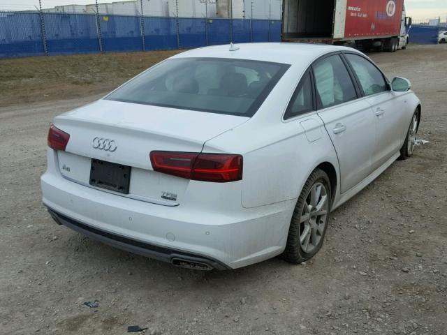 WAUJGAFCXGN137142 - 2016 AUDI A6 QUATTRO WHITE photo 4