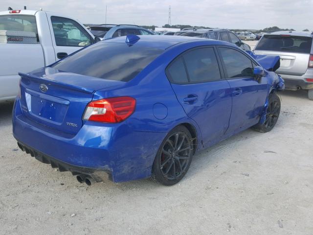 JF1VA1B66J9829782 - 2018 SUBARU WRX BLUE photo 4