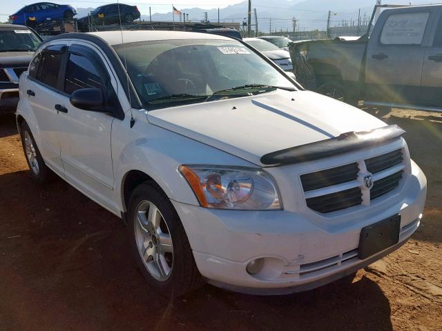 1B3HB48B47D563938 - 2007 DODGE CALIBER SX WHITE photo 1