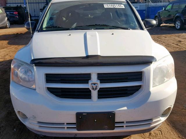 1B3HB48B47D563938 - 2007 DODGE CALIBER SX WHITE photo 10