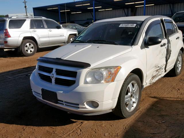 1B3HB48B47D563938 - 2007 DODGE CALIBER SX WHITE photo 2