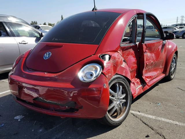 3VWRG31CX8M524520 - 2008 VOLKSWAGEN NEW BEETLE RED photo 4