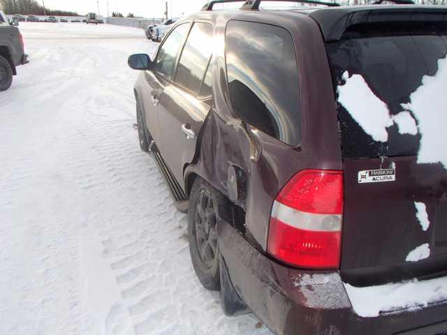 2HNYD18661H001246 - 2001 ACURA MDX TOURIN MAROON photo 9