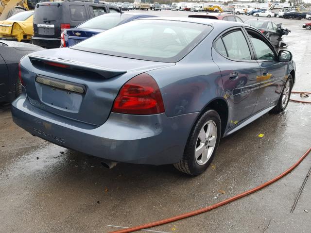 2G2WP552361222837 - 2006 PONTIAC GRAND PRIX BLUE photo 4