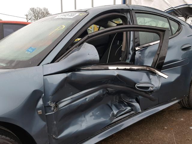 2G2WP552361222837 - 2006 PONTIAC GRAND PRIX BLUE photo 9