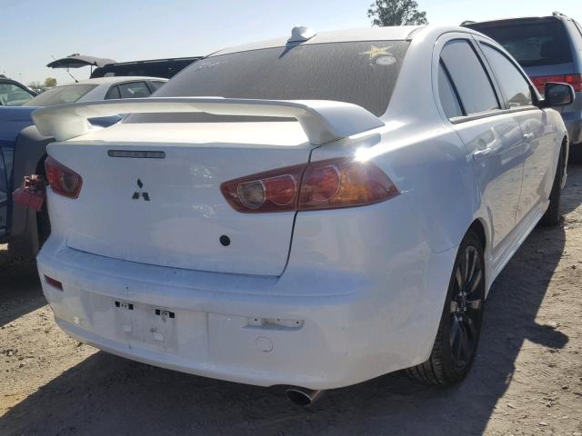 JA3AU86W29U017664 - 2009 MITSUBISHI LANCER GTS WHITE photo 4