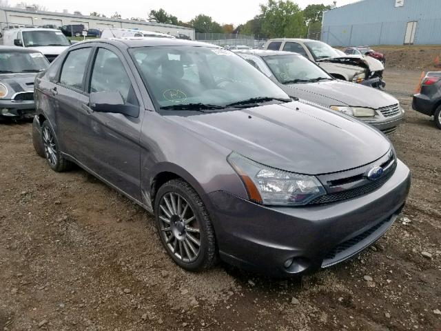 1FAHP3GN3AW152330 - 2010 FORD FOCUS SES GRAY photo 1